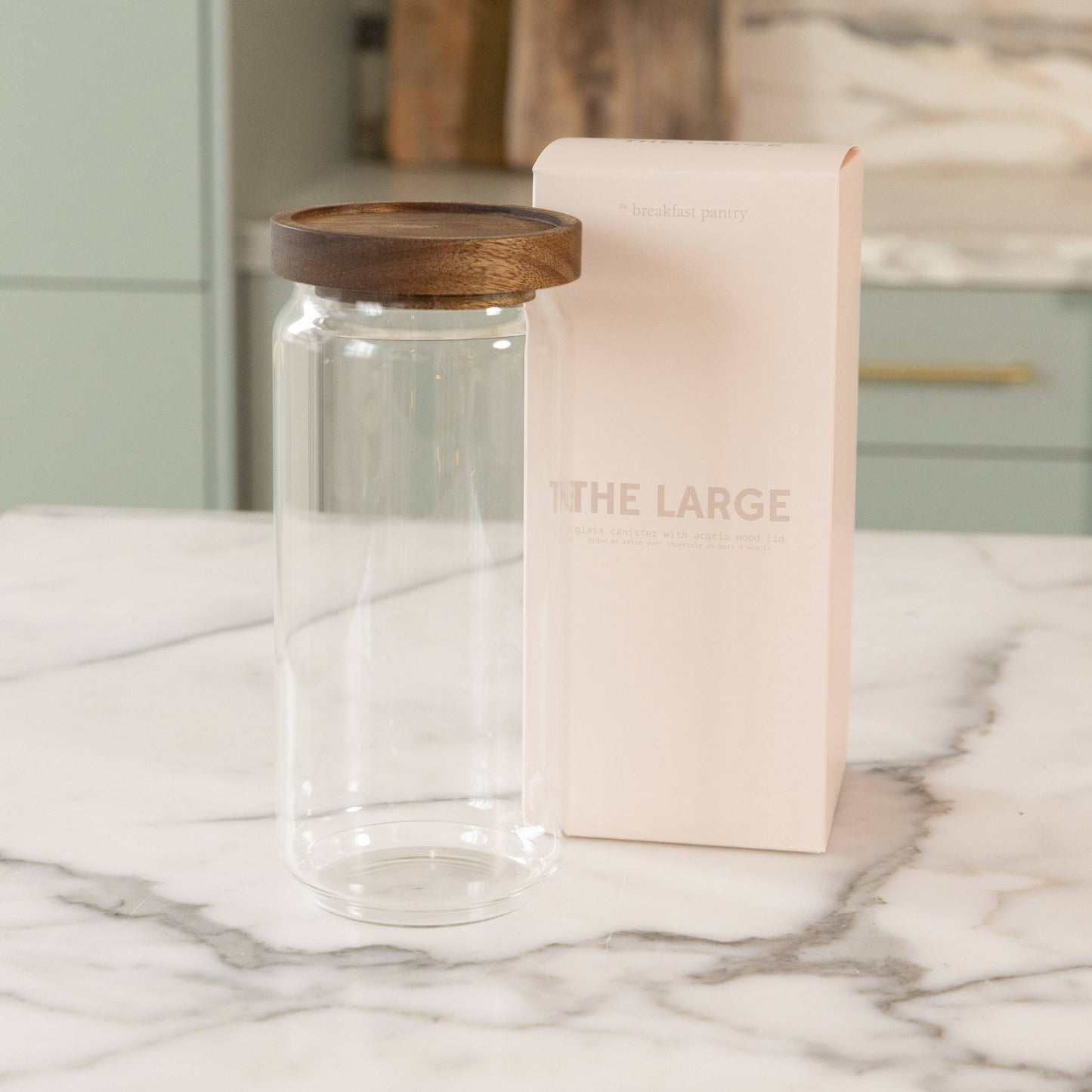 The Large Glass Canister