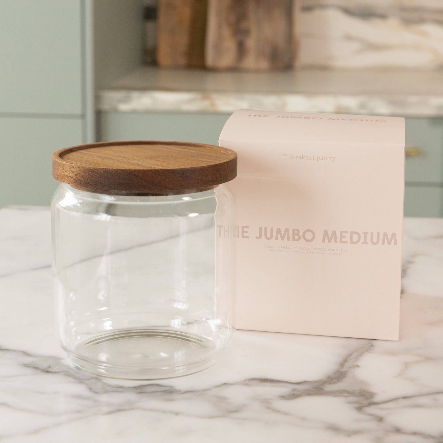 The Jumbo Medium Glass Canister