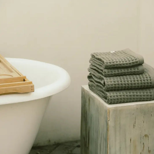 The Weightless Waffle Bath Towel